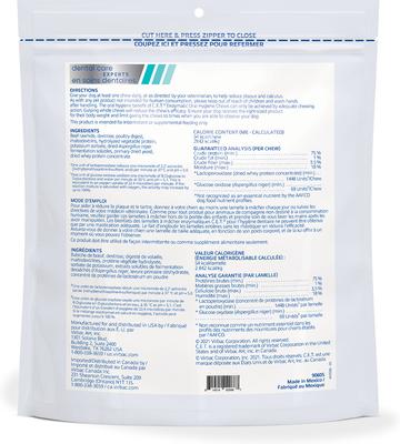 C.E.T. Enzymatic Dental Chews for Medium Dogs, 12.8-oz bag