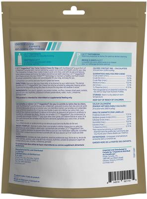 C.E.T. VeggieDent Zen Dental Chews for X-Small Dogs, under 11-lbs, 30 count