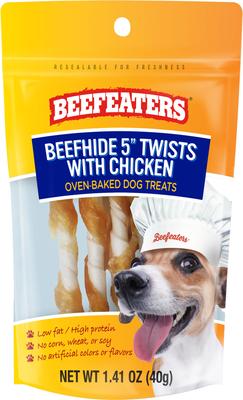 Beefhide Twist Chicken Jerky Dog Treats, 36-oz bag