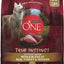 Paquete: alimento seco para perros adultos Purina ONE True Instinct con pavo y venado real, alto en proteínas + premios Milk-Bone Original Large Biscuit.