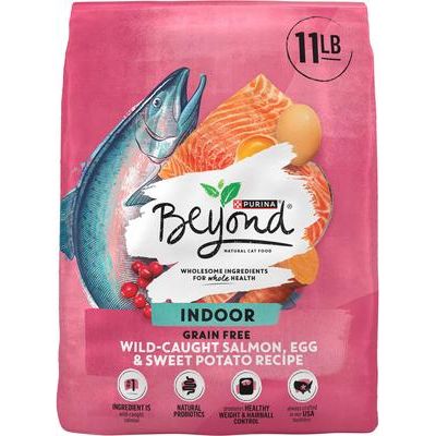 Alimento seco para gatos Simply Indoor con salmón salvaje, huevo y batata, sin cereales, bolsa de 5 kg