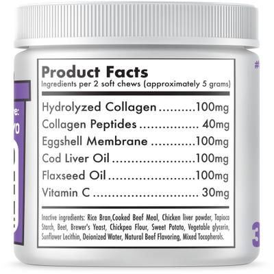 Collagen Dog Chews Joint Supplement for Dogs, 30 count