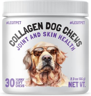 Collagen Dog Chews Joint Supplement for Dogs, 30 count