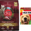 Paquete: alimento seco para perros adultos Purina ONE True Instinct con pavo y venado real, alto en proteínas + premios Milk-Bone Original Large Biscuit.