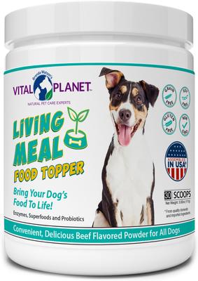 Living Meal Beef Flavor Powder Dog Supplement, 3.9-oz jar