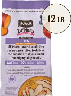 Lil' Plates Grain-Free Small Breed Dry Dog Food Puppy Real Chicken + Sweet Potato Recipe, 12-lb bag