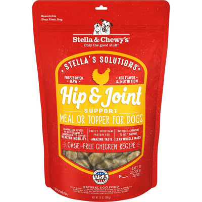 Solutions Hip Joint Boost Freeze-Dried Raw Cage-Free Chicken Dinner Morsels Dog Food. 370 g.
