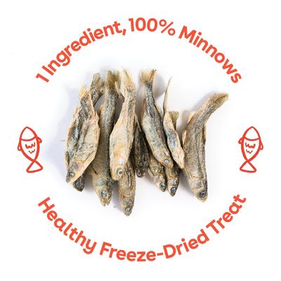 Minnows Limited Ingredient Freeze-Dried Dog Treats, 2.8-oz pouch