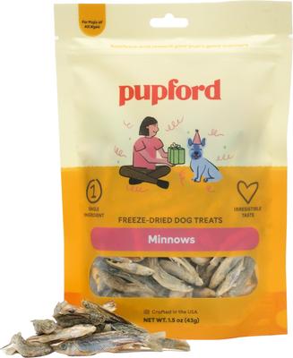 Minnows Limited Ingredient Freeze-Dried Dog Treats, 2.8-oz pouch