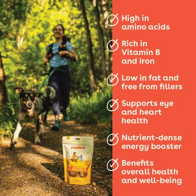 Chicken Hearts Limited Ingredient Freeze-Dried Dog Treats, 4.25-oz bag