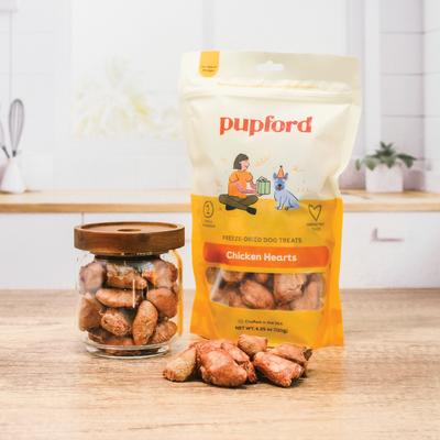 Chicken Hearts Limited Ingredient Freeze-Dried Dog Treats, 4.25-oz bag