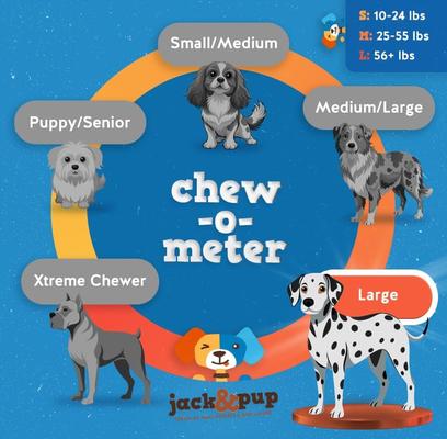 Odor Free 6-inch Jumbo Beef Bully Stick Dog Chew, 6 count