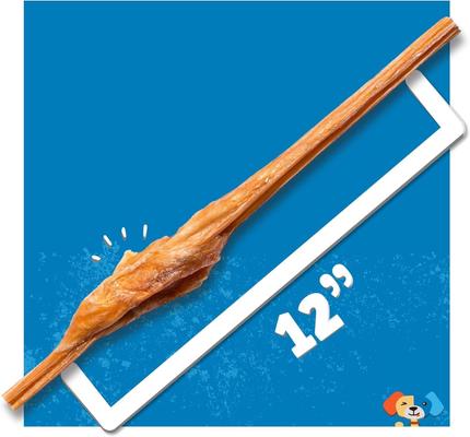 12-inch Junior Bully Stick Dog Chews, 5 count