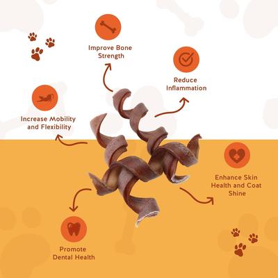 Beef Collagen Spiral 5 to 7-in Dog Chew