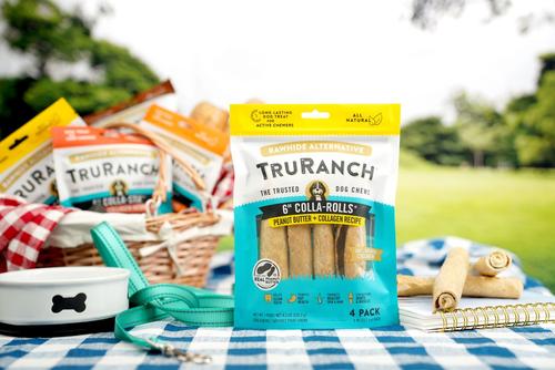 Bundle: TruRanch Chicken Collagen Roll Hard Chew Treats, 6-in, 4 count + Beef Collagen Roll Hard Chew Treats, 6-in, 4 count + Peanut Butter Collagen Roll Hard Chew Dog Treats, 6-in, 4 count