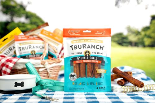 Bundle: TruRanch Chicken Collagen Roll Hard Chew Treats, 6-in, 4 count + Beef Collagen Roll Hard Chew Treats, 6-in, 4 count + Peanut Butter Collagen Roll Hard Chew Dog Treats, 6-in, 4 count
