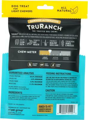 Bundle: TruRanch Chicken Collagen Sticks Hard Chew Treats, 5-in, 15 count + Beef Collagen Sticks Hard Chew Treats, 5-in, 15 count + Peanut Butter Collagen Sticks Hard Chew Dog Treats, 5-in, 15 count