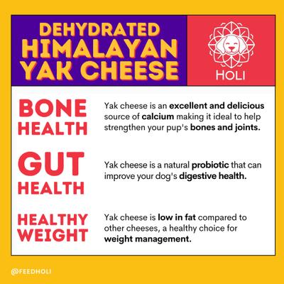 Himalayan Yak Cheese Dehydrated Dog Food Topper, 6-oz bag