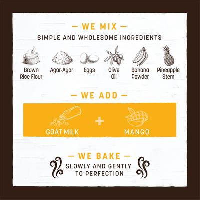 No-Hide Stix Long Lasting Natural Rawhide Alternative Mango Vegetarian Recipe Chew Dog & Cat Treat Sticks, 20 count