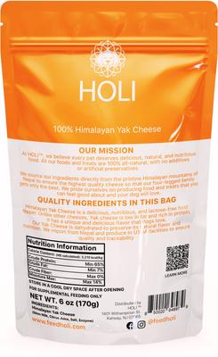 Himalayan Yak Cheese Dehydrated Dog Food Topper, 6-oz bag