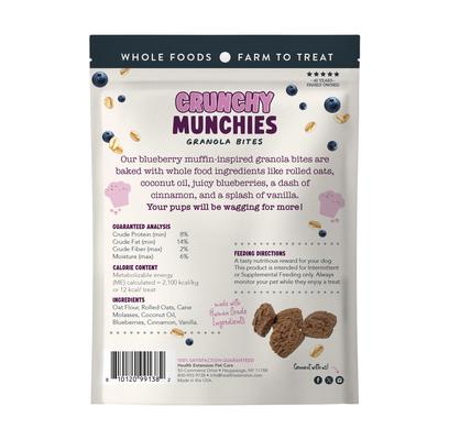 Crunchy Munchies Granola Bites Blueberry Ruffin Dog Treats, 5-oz bag
