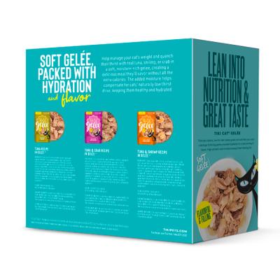 Gelee Tuna Variety Pack Grain-Free Wet Cat Food, 2.8-oz pouch, case of 12