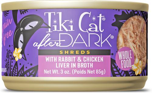 After Dark Turkey & Turkey Liver Grain-Free Shredded Wet Cat Food, 3-oz can, case of 12