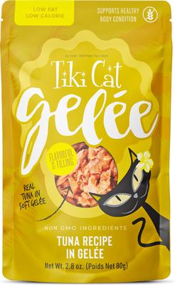 Gelee Tuna & Crab Grain-Free Wet Cat Food, 2.8-oz pouch, case of 12