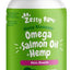 Bundle: Zesty Paws All Ages Calming Bites Behavior Bacon Flavor Cat Supplement, 60 count + Zesty Paws Hemp Elements Salmon Flavored Omega Oil + Hemp Dog & Cat Supplement, 32-oz bottle