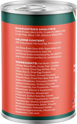 Bone Broth Stew Chicken & Salmon Variety Pack Wet Dog Food, 13-oz can, case of 12
