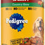 Paquete: Comida enlatada Pedigree Choice Cuts in Gravy Country Stew + Alimento seco para perros con sabor a pollo asado, arroz y vegetales con nutrición completa