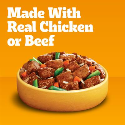 Bundle: Pedigree Choice Cuts In Gravy Beef & Country Stew Variety Pack + Prime Rib, Rice & Vegetable Flavor & Roasted Chicken Canned Wet Dog Food Variety Pack 13.2-oz, case of 24