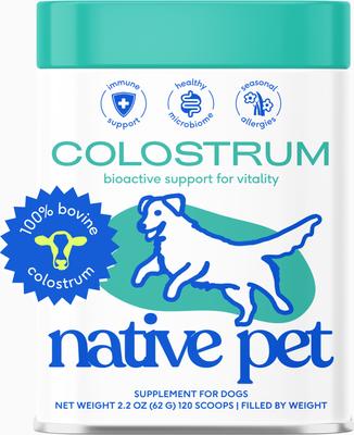 Colostrum Immune System Powder Supplement for Dogs, 2.2-oz bag