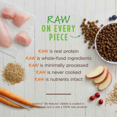 Bundle: Instinct Be Natural Real Chicken & Brown Rice Recipe Freeze-Dried Raw Coated Dry Dog Food, 25-lb bag + Instinct Raw Boost Puppy Whole Grain Real Chicken & Brown Rice Recipe Freeze-Dried Raw Coated Dry Dog Food, 4.5-lb bag