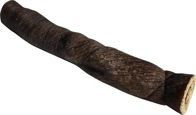 Water Buffalo Cheek Roll with Hair Dog Chew, 10 to 12-inch