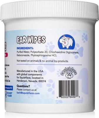 Individual Finger Sheath Dog Ear Wipes, 60 count