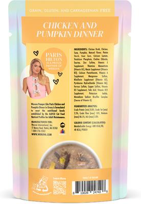 Chicken & Pumpkin Dinner in Gravy Grain-Free Shredded Wet Cat Food, 2.47-oz pouch, case of 12