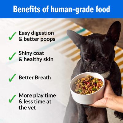 Alimento para perros de calidad humana FreshBaked Grain-Free Chicken, horneado suavemente y secado al aire, paquete de 192 oz