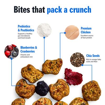 Alimento para perros de calidad humana FreshBaked Grain-Free Chicken, horneado suavemente y secado al aire, paquete de 192 oz