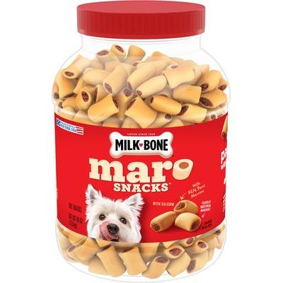 Premios de médula ósea real para perros MaroSnacks, caja de 10 oz