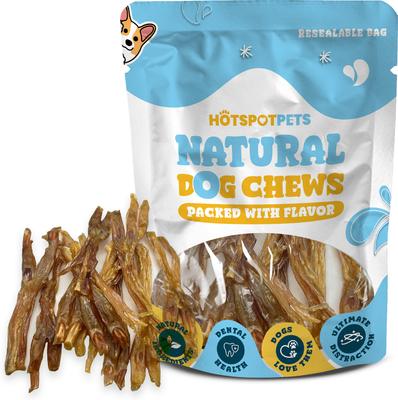 Golosinas para perros con tendones de res carnosos de 6 a 8 pulgadas, paquete de 6