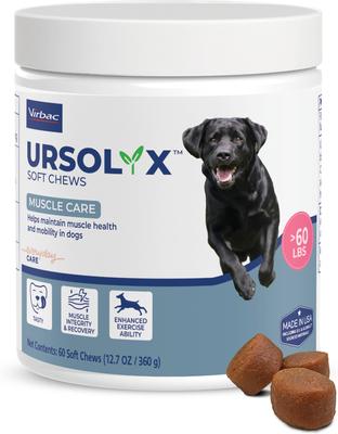 URSOLYX Soft Chew Supplement for Large Breed Dogs, 60 count