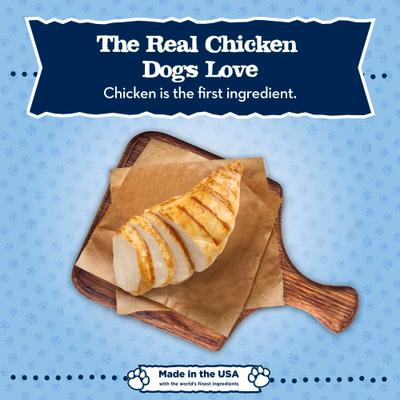 Alimento seco para cachorros Baby Blue Healthy Small Breed Growth Formula con pollo natural y avena y arroz, paquete de 8 lb