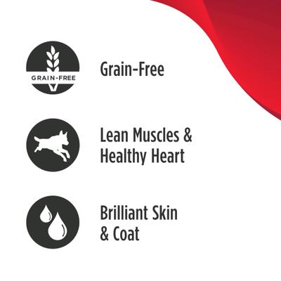 Land & Sea Grain-Free Lamb & Herring in Broth Pate Wet Dog Food, 12-oz can, case of 5