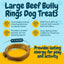 4 to 5-in Beef Bully Rings Dog Treats, Large, 12 count