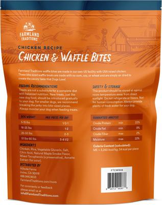 Chicken & Waffle Bites Jerky Dog Treats, 6-oz bag