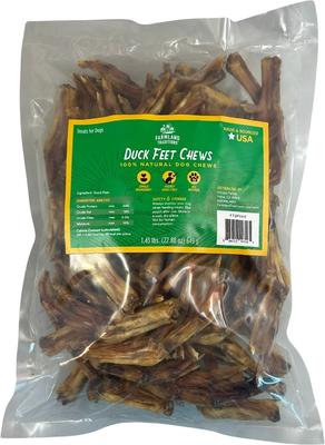 100% Duck Feet Dog Chews, 1.43-lb bag