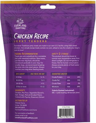 Chicken Recipe Tenders Jerky Dog Treats, 16-oz bag