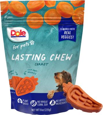 Lasting Chew Carrot Flavor Small Breed Dog Chews, 10 count