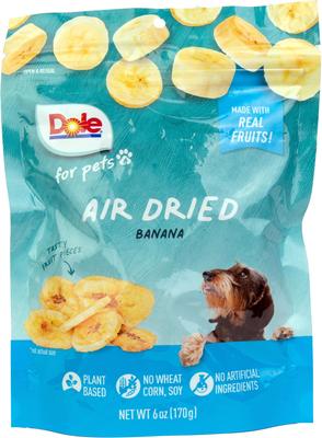 Chips de plátano deshidratados para perros, bolsa de 177 g